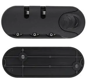 3 Digit Bag Code Lock Combination Padlock Accessory for Bags Lock Luggage Suitcase Travel Black Combination Iron Core Lock 1pcs 3 Digit Bag Code Lock Combination Padlock Accessory for Bags Lock Luggage Suitcase Travel Black Combination Iron Core Lock 1pcs