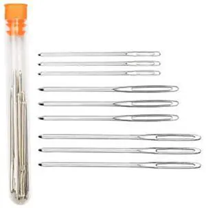9 Pcs Stainless Steel Yarn Knitting Sewing Needles Hand Knitting Thread Needles For Finishing Crochet Projects DIY Crafting 9 Pcs Stainless Steel Yarn Knitting Sewing Needles Hand Knitting Thread Needles For Finishing Crochet Projects DIY Crafting