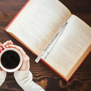 l Bookmark Stainless Steel Bookmark with Pendant Decoration for Books Holiday Festival Gift Small Gifts for Coworkers l Bookmark Stainless Steel Bookmark with Pendant Decoration for Books Holiday Festival Gift Small Gifts for Coworkers