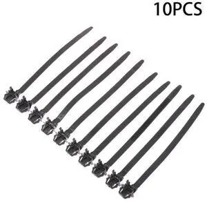 10PCS Auto Fasteners Black Color Nylon Plastic Vehicle Motocycle Cable Tie Car Wiring Harness Retainer Clip Push Mount 10PCS Auto Fasteners Black Color Nylon Plastic Vehicle Motocycle Cable Tie Car Wiring Harness Retainer Clip Push Mount