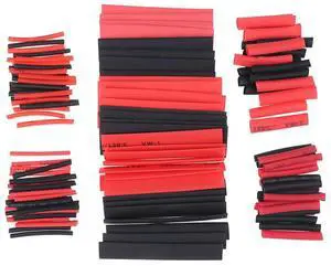 127Pcs Black Glue Weatherproof Heat Shrink Sleeving Tubing Tube Assortment Kit 127Pcs Black Glue Weatherproof Heat Shrink Sleeving Tubing Tube Assortment Kit