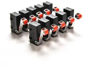 10Pcs Micro Roller Lever Arm Open Close Limit Switch KW12-3 PCB Microswitch 10Pcs Micro Roller Lever Arm Open Close Limit Switch KW12-3 PCB Microswitch