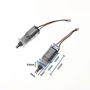 1:306 Reduction Ratio Gear Motor N20 Precision Planetary Reducer Motor DC3V-9V for Robot/ligent Vehicle/Electronic Lock 1:306 Reduction Ratio Gear Motor N20 Precision Planetary Reducer Motor DC3V-9V for Robot/ligent Vehicle/Electronic Lock