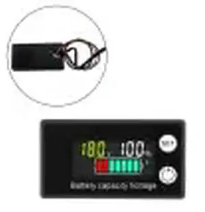6133A Capacity Indicator DC 8V to 100V Lead Acid Lithium LiFePO4 Car Motorcycle Voltmeter Voltage Gauge 6133A Capacity Indicator DC 8V to 100V Lead Acid Lithium LiFePO4 Car Motorcycle Voltmeter Voltage Gauge