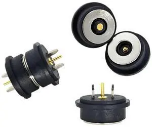 Spring-Loaded Magnetic Pogo Pin Connector 1Pin 7mm 3A 1Pair Male and Female DC Power Charge Probe Magnetic Pogo Pin Connector Spring-Loaded Magnetic Pogo Pin Connector 1Pin 7mm 3A 1Pair Male and Female DC Power Charge Probe Magnetic Pogo Pin Connector
