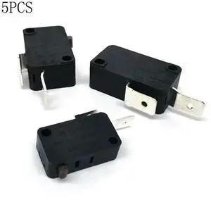KW1-103 Micro Switch 16A 250V Normally Close Switch 2 Pin Micro Switch for Microwave Oven Washing Machine Rice Cooker 5PCS KW1-103 Micro Switch 16A 250V Normally Close Switch 2 Pin Micro Switch for Microwave Oven Washing Machine Rice Cooker 5PCS
