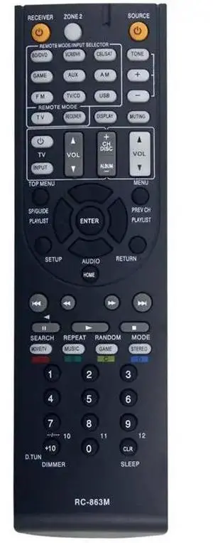 For Onkyo AV Receiver HT-S5600 HT-R2295 HT-R592 HTS5600 HTR2295 HTR592 Home Theater System Replacement Remote Control RC-86 For Onkyo AV Receiver HT-S5600 HT-R2295 HT-R592 HTS5600 HTR2295 HTR592 Home Theater System Replacement Remote Control RC-86