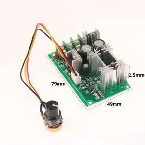 1Set PWM Motor Speed Controller 20A Current Regulator DC10-60V DC Motor Speed Regulator 12V 24V 36V 48V High Power Drive Module 1Set PWM Motor Speed Controller 20A Current Regulator DC10-60V DC Motor Speed Regulator 12V 24V 36V 48V High Power Drive Module