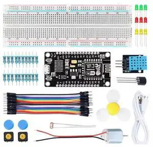 ESP8266 Starter Kit Temperature & Humidity Sensor Programming Kit Learning Kit For Electronic Experiment ESP8266 Starter Kit Temperature & Humidity Sensor Programming Kit Learning Kit For Electronic Experiment