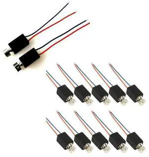 Mini Micro Vibration Motor 4mmx8mm DC 3V-5V Hollow Cup Coreless Motor Small Micro DC Cylindrical Motor DIY Massager Toy 10PCS Mini Micro Vibration Motor 4mmx8mm DC 3V-5V Hollow Cup Coreless Motor Small Micro DC Cylindrical Motor DIY Massager Toy 10PCS