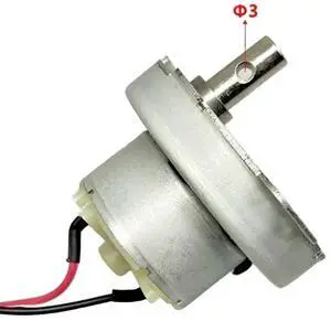 JS50 Gear Moor DC 3-6V 6-12RPM Low Speed Large Reduction Ratio Gear Motor Reduction Ratio 1:482 1PCS JS50 Gear Moor DC 3-6V 6-12RPM Low Speed Large Reduction Ratio Gear Motor Reduction Ratio 1:482 1PCS