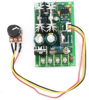 12V 24V 36V 48V PWM Motor Speed Controller Switch DC10-60V Motor Speed Controller 20A Current Voltage Regulator Drive Module 12V 24V 36V 48V PWM Motor Speed Controller Switch DC10-60V Motor Speed Controller 20A Current Voltage Regulator Drive Module