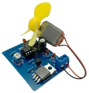 Electronic Fan NE555 DC Motor Width Speed Adjustment Controller Kit Electronic Production DC4.5V Motor Electronic Training Kit Electronic Fan NE555 DC Motor Width Speed Adjustment Controller Kit Electronic Production DC4.5V Motor Electronic Training Kit