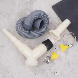 Drainage Tee Adapter Drainage Pipe Fitting For Washing Machine Dryer Drain With Extended Drainage Hose Drainage Tee Adapter Drainage Pipe Fitting For Washing Machine Dryer Drain With Extended Drainage Hose