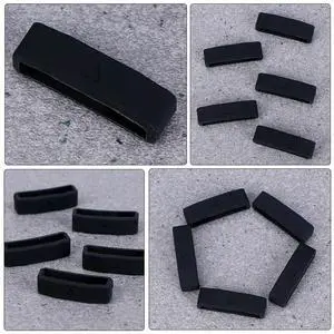 6Pcs Premium Silicone Watch Strap Loop Keeper Retainer Ring for Watch Bands Soft Sturdy Easy Install 6Pcs Premium Silicone Watch Strap Loop Keeper Retainer Ring for Watch Bands Soft Sturdy Easy Install