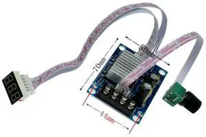 Motor Speed Controller DC 12-24V Motor Governor with Llinear Digital Display PWM 0-100% Speed Adjustable Range Regulator Motor Speed Controller DC 12-24V Motor Governor with Llinear Digital Display PWM 0-100% Speed Adjustable Range Regulator