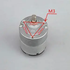 33GB-520 170-350 RPM Carbon Brush Motor DC6-12V Reducer Motor Gear Box l Gear Forward and Reverse DC Gear Motor 33GB-520 170-350 RPM Carbon Brush Motor DC6-12V Reducer Motor Gear Box l Gear Forward and Reverse DC Gear Motor