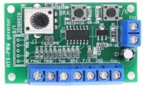 Brushless Motor Governor DC 5V-28V PWM Speed Controller Motor Forward and Reverse Stepless Speed Regulator Brushless Motor Governor DC 5V-28V PWM Speed Controller Motor Forward and Reverse Stepless Speed Regulator
