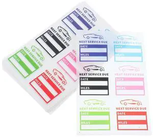 6 Sheets Car Service Reminder Stickers Static Cling Non Adhesive Easy Install Windshield Electrostatic els Next Service Due 6 Sheets Car Service Reminder Stickers Static Cling Non Adhesive Easy Install Windshield Electrostatic els Next Service Due