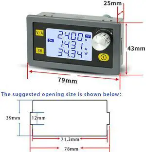 SK35H Adjustable Regulated Power Supply Module CNC DC-DC Buck Boost Converter CC CV 0.6-30V 4A 35W Constant Voltage and Current SK35H Adjustable Regulated Power Supply Module CNC DC-DC Buck Boost Converter CC CV 0.6-30V 4A 35W Constant Voltage and Current