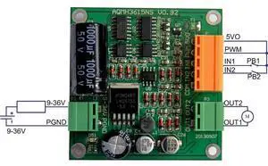DC Motor Drive Board 12V 24V 36V 360W Motor Speed Controller Forward Reverse for Car Rotation Motor Controller DC Motor Drive Board 12V 24V 36V 360W Motor Speed Controller Forward Reverse for Car Rotation Motor Controller