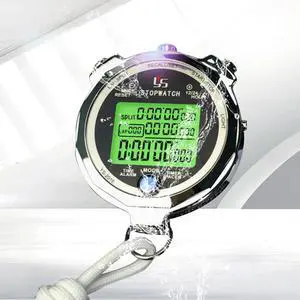 Luminous Display Stopwatch Timer l Training Track and Field Referee Thousandth of a Second Running Training Sports Timer Luminous Display Stopwatch Timer l Training Track and Field Referee Thousandth of a Second Running Training Sports Timer