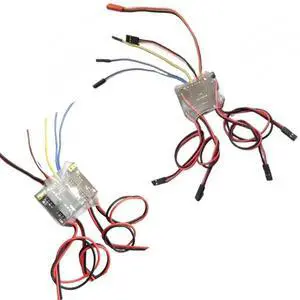 Bidirectional Brushed ESC 4-Way 5A 6V-14V 3S Dual Modes Mixing/Independent Control 1.5A BEC for RC Model Tank Tracked Vehicle Bidirectional Brushed ESC 4-Way 5A 6V-14V 3S Dual Modes Mixing/Independent Control 1.5A BEC for RC Model Tank Tracked Vehicle
