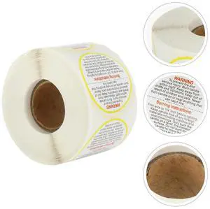 1 Roll Safety Decal Sticker for Jars Tins Boxes Glass Plastic l Surfaces Aesthetic Safety Instruction 1 Roll Safety Decal Sticker for Jars Tins Boxes Glass Plastic l Surfaces Aesthetic Safety Instruction