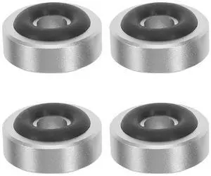 4Pcs Speaker Isolation Feet Aluminum Alloy Anti Vibration Pads Non-Slip Rubber Ring Shock Absorbing Subwoofer Audio Equipment 4Pcs Speaker Isolation Feet Aluminum Alloy Anti Vibration Pads Non-Slip Rubber Ring Shock Absorbing Subwoofer Audio Equipment