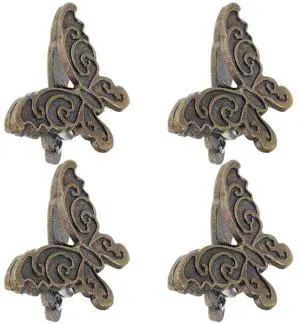 4 Pcs Zinc Alloy Butterfly Clip Hand Paper Notebook l Bill Journal Multi Use Clips Document Binder Office Supplies 4 Pcs Zinc Alloy Butterfly Clip Hand Paper Notebook l Bill Journal Multi Use Clips Document Binder Office Supplies
