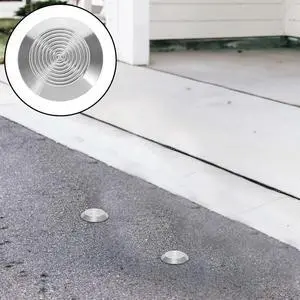 10Pcs Stainless Steel Tactile Sensory Studs Blind Sidewalk Paving Nails Round Safety Walkway Markers for Airports Subways 10Pcs Stainless Steel Tactile Sensory Studs Blind Sidewalk Paving Nails Round Safety Walkway Markers for Airports Subways