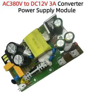 AC-DC Converter AC380V to DC12V 3A Power Supply Module 12V 3A Switching Power Supply Bare Board AC-DC Converter AC380V to DC12V 3A Power Supply Module 12V 3A Switching Power Supply Bare Board