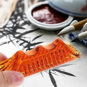 Exquisite Glass Pen Holder for Calligraphy Brushes Drawing Pens Stable Tabletop Display Stand Decorative Writing Brush Exquisite Glass Pen Holder for Calligraphy Brushes Drawing Pens Stable Tabletop Display Stand Decorative Writing Brush