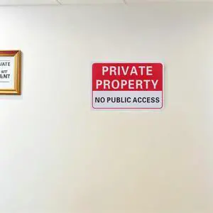 2Pcs Unauthorized Access Prohibited Sign Self Adhesive Keep Out Decal Outdoor No Trespassing Warning for Residential Farm Yard 2Pcs Unauthorized Access Prohibited Sign Self Adhesive Keep Out Decal Outdoor No Trespassing Warning for Residential Farm Yard
