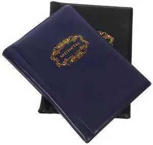 2Pcs Coin Collectors Album PU PVC Material 120 Pockets Coin Organizer Collecting Book Money Collection Album 2Pcs Coin Collectors Album PU PVC Material 120 Pockets Coin Organizer Collecting Book Money Collection Album