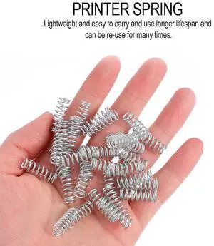100Pcs Nickel Plated Spiral Leveling Springs Compatible with Most 3D Printers Stiff Heat Bed Spring Long Lifespan Reusable 100Pcs Nickel Plated Spiral Leveling Springs Compatible with Most 3D Printers Stiff Heat Bed Spring Long Lifespan Reusable