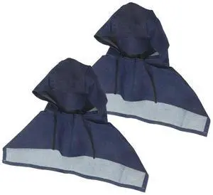 2Set Dustproof Hooded Smock Cape for Men - Full Neck Shoulder Head Protection Industrial Safety Workwear for Sanding Grinding 2Set Dustproof Hooded Smock Cape for Men - Full Neck Shoulder Head Protection Industrial Safety Workwear for Sanding Grinding