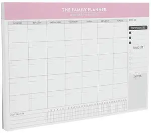 Monthly Planner Notepad Pink Office Memo Schedule Organizer Daily Weekly Monthly Task Checklist Productivity Tracker Monthly Planner Notepad Pink Office Memo Schedule Organizer Daily Weekly Monthly Task Checklist Productivity Tracker