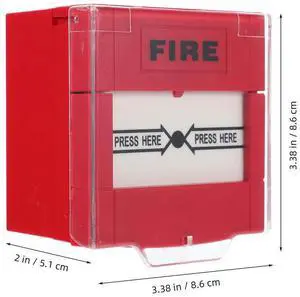 Manual Reset Emergency Call Button Fire Alarm Bright Visible Color Quick Response Fire Safety Manual Call Point Manual Reset Emergency Call Button Fire Alarm Bright Visible Color Quick Response Fire Safety Manual Call Point