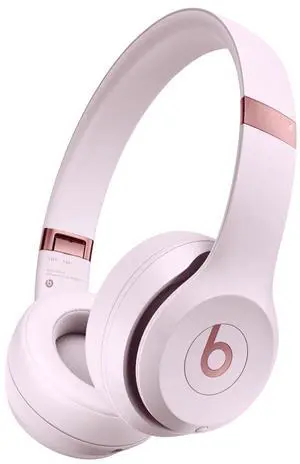 Beats Solo 4 - Wireless Bluetooth On-Ear Headphones, Apple & Android Compatible, Up to 50 Hours of Battery Life - Cloud Pink Beats Solo 4 - Wireless Bluetooth On-Ear Headphones, Apple & Android Compatible, Up to 50 Hours of Battery Life - Cloud Pink