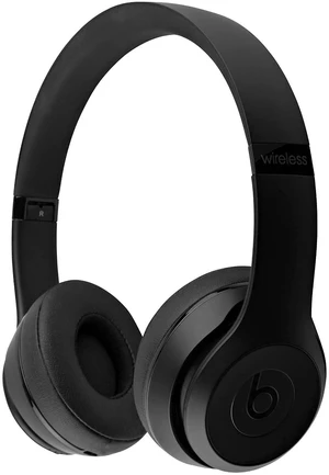 Beats Solo3 Matte Black Wireless Headphones, Bluetooth On-Ear Audio Headset with Foldable Portable Design for Music, Podcasts, Movies, Calls, Travel, Work, School and Everyday Listening Beats Solo3 Matte Black Wireless Headphones, Bluetooth On-Ear Audio Headset with Foldable Portable Design for Music, Podcasts, Movies, Calls, Travel, Work, School and Everyday Listening
