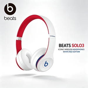 Beats Solo3 Wireless On-Ear Headphones, Academy White, Bluetooth Stereo, Apple W1 Chip, Up to 40 Hours Playtime, Fast Fuel, Foldable Cushioned Ear Cups, Adjustable Fit, Built-In Microphone, Rich Bass Beats Solo3 Wireless On-Ear Headphones, Academy White, Bluetooth Stereo, Apple W1 Chip, Up to 40 Hours Playtime, Fast Fuel, Foldable Cushioned Ear Cups, Adjustable Fit, Built-In Microphone, Rich Bass