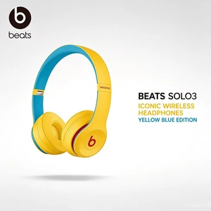 Beats Solo3 Wireless On-Ear Headphones, Academy Yellow, Bluetooth Audio, Apple W1 Chip, 40H Listening Time, Fast Fuel Charging, Soft Cushioned Ear Cups, Foldable Headset, Built-In Microphone, Powerful Beats Solo3 Wireless On-Ear Headphones, Academy Yellow, Bluetooth Audio, Apple W1 Chip, 40H Listening Time, Fast Fuel Charging, Soft Cushioned Ear Cups, Foldable Headset, Built-In Microphone, Powerful
