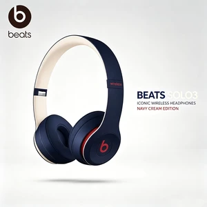 Beats Solo3 Wireless Headphones, Academy Blue, On-Ear Bluetooth Headset, Apple W1 Chip, 40H Battery, Fast Fuel, Foldable Cushioned Ear Cups, Adjustable Fit, Hands-Free Calling, Rich Bass Audio for Mus Beats Solo3 Wireless Headphones, Academy Blue, On-Ear Bluetooth Headset, Apple W1 Chip, 40H Battery, Fast Fuel, Foldable Cushioned Ear Cups, Adjustable Fit, Hands-Free Calling, Rich Bass Audio for Mus