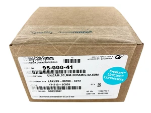 Corning 95-000-41 UniCam Pretium SC OM1 62.5um Multimode Connectors, 25 Pack - Refurbished Corning 95-000-41 UniCam Pretium SC OM1 62.5um Multimode Connectors, 25 Pack - Refurbished