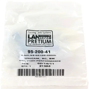Corning 95-200-41 UniCam SC/UPC Single-Mode OS2 Fiber Optic Connector Corning 95-200-41 UniCam SC/UPC Single-Mode OS2 Fiber Optic Connector