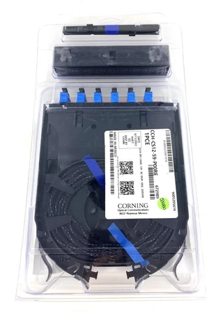 Corning CCH-CS12-59-P00RE CCH Pigtail Splice Cassette, 12 Fiber, SC UPC Duplex Singlemode (OS2), Single-Fiber (250 um) Corning CCH-CS12-59-P00RE CCH Pigtail Splice Cassette, 12 Fiber, SC UPC Duplex Singlemode (OS2), Single-Fiber (250 um)