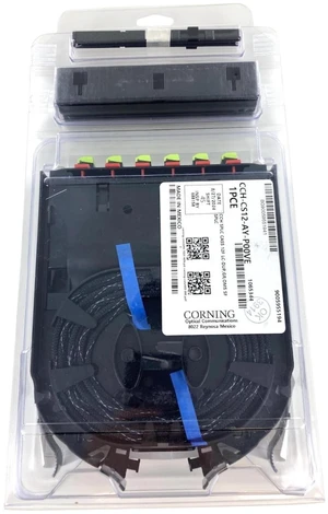 Corning CCH-CS12-AY-P00VE, Pigtail Splice Cassette 12 F, LC Duplex OM5 Corning CCH-CS12-AY-P00VE, Pigtail Splice Cassette 12 F, LC Duplex OM5