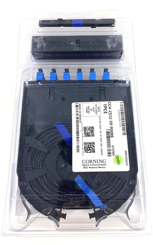 Corning CCH-CS12-59-P00RE CCH Pigtail Splice Cassette, 12 Fiber, SC UPC Duplex Singlemode (OS2), Single-Fiber (250 um) Corning CCH-CS12-59-P00RE CCH Pigtail Splice Cassette, 12 Fiber, SC UPC Duplex Singlemode (OS2), Single-Fiber (250 um)