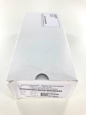 Sumitomo Electric Lightwave Lynx2 SC/UPC Single-Mode Splice-On Fiber Optic Connectors, 250/900 µm, Box of 10 Sumitomo Electric Lightwave Lynx2 SC/UPC Single-Mode Splice-On Fiber Optic Connectors, 250/900 µm, Box of 10